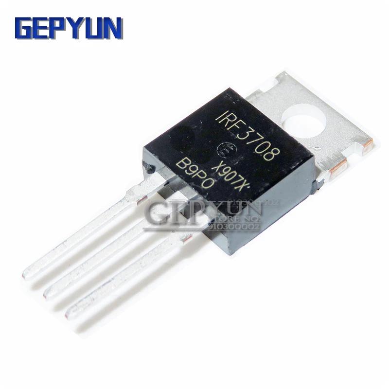 Gepyun IRF3708 TO-220, 30V, 62A, 10PCs